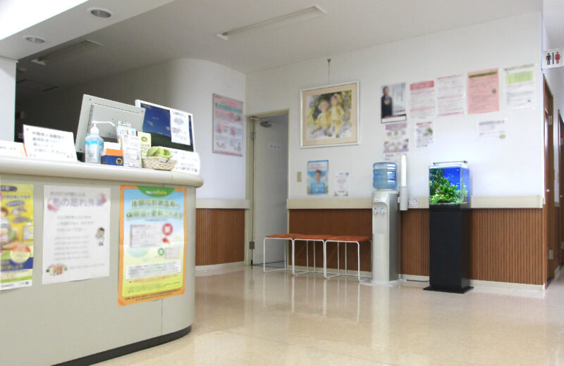 埼玉県三郷市 クリニック様 30cm淡水魚水槽 レンタル事例 水槽画像5
