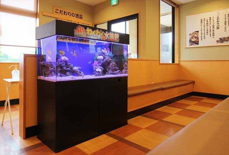 町田市 飲食店様 120cm海水魚水槽 設置事例 メイン画像