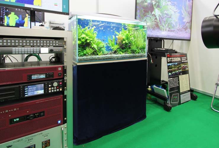 東京ビックサイト　短期イベント 90cm淡水魚水槽設置事例のサムネイル画像