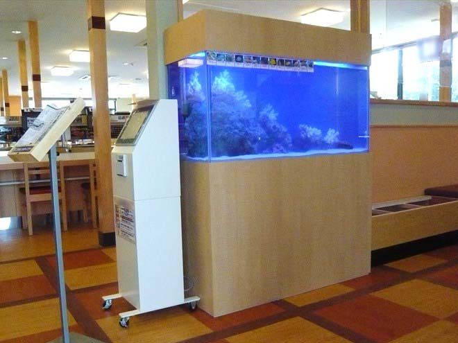千葉県松戸市 飲食店様 120cm海水魚水槽 設置事例 メイン画像