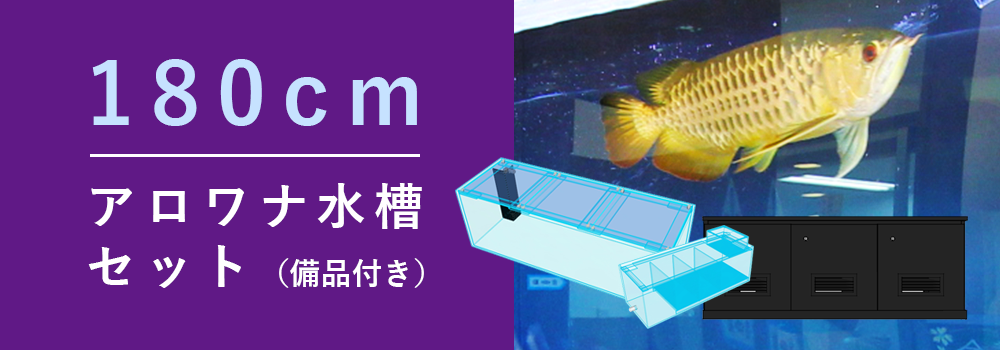 アクアガーデン特製180cmアロワナ専用水槽セット