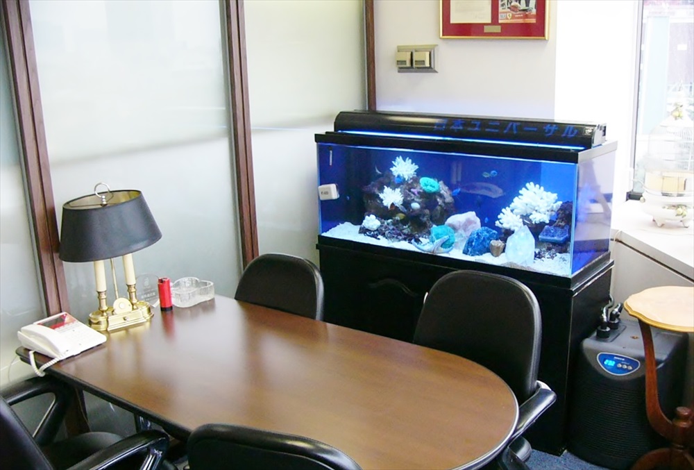 法律事務所様に90cm海水魚水槽を設置しました メイン画像