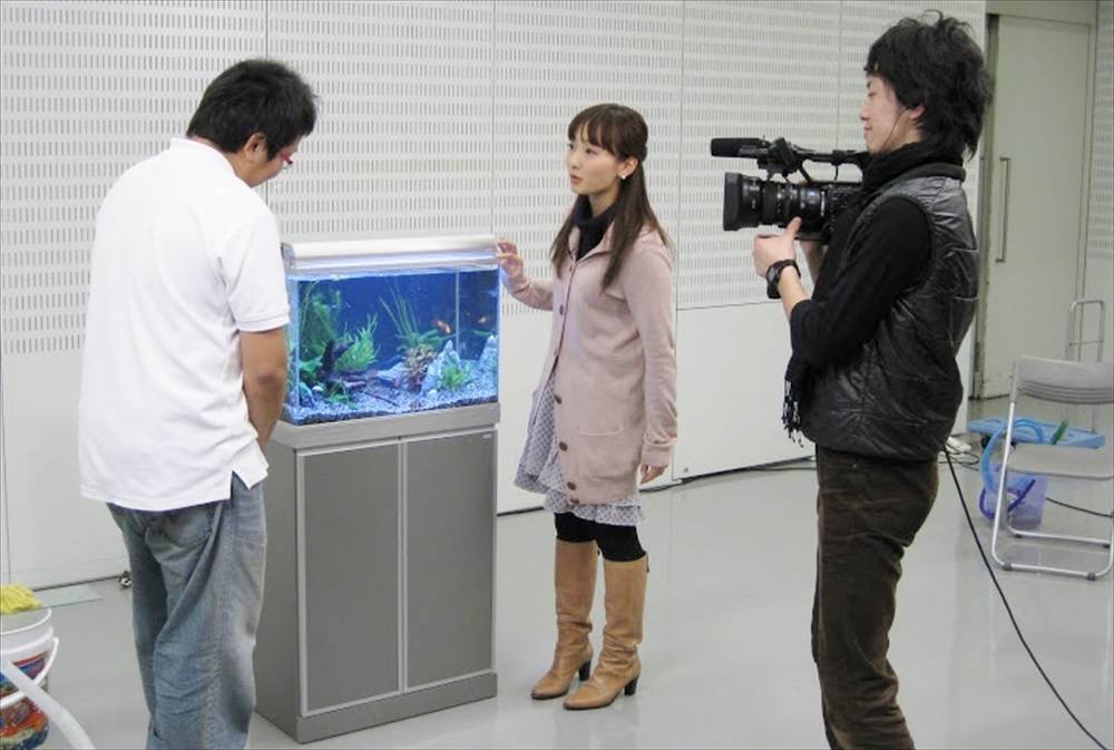 BS朝日『水槽の楽園』 60cm淡水魚水槽設置 メンテナンス講義