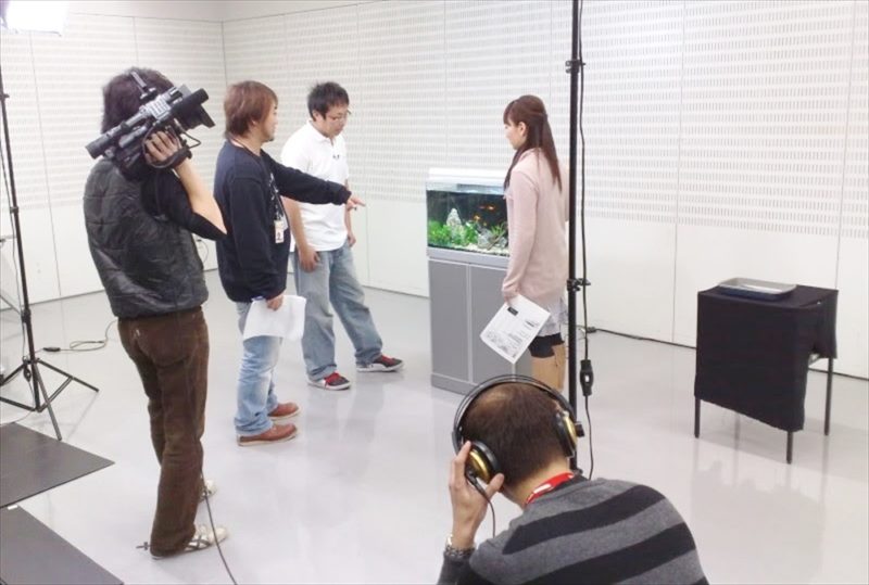 BS朝日『水槽の楽園』 60cm淡水魚水槽設置 メンテナンス講義 水槽画像3