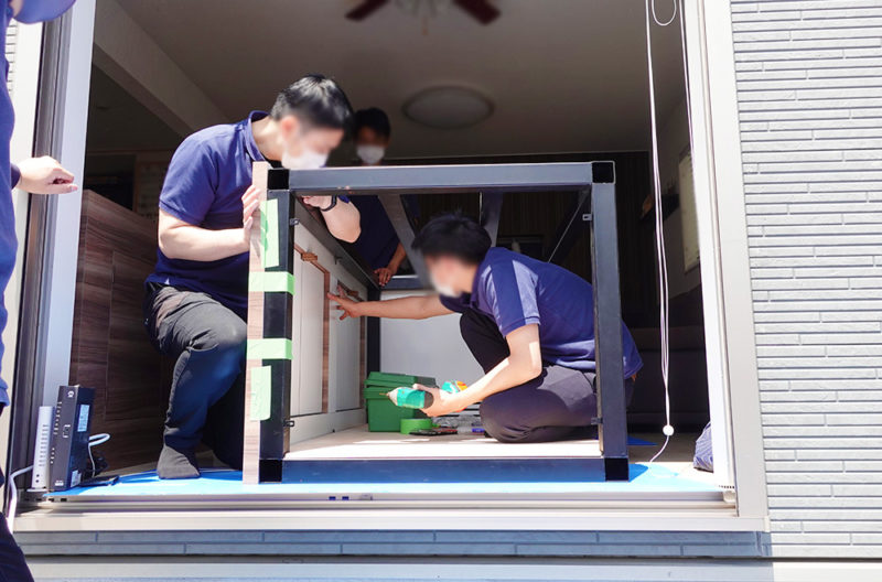 東京都　個人宅　アロワナ水槽2台設置・販売事例 水槽画像５