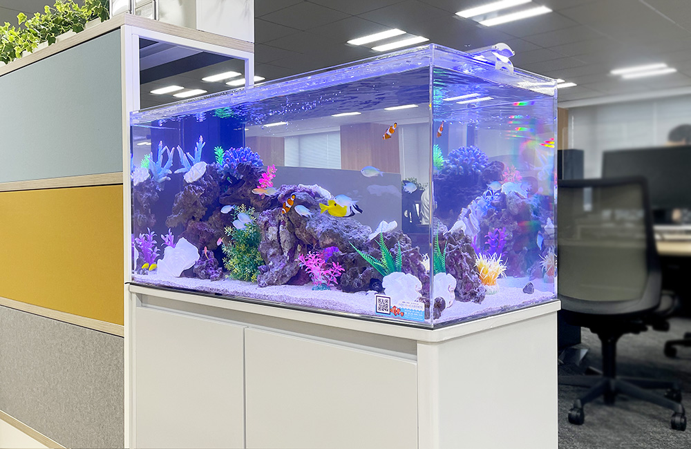 株式会社ニチレイロジグループ本社様　90cm海水魚水槽