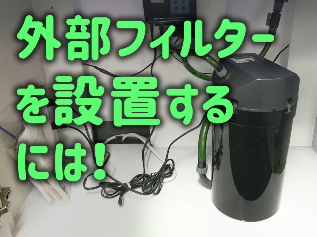 外部フィルターを設置するには！基本の使い方から起動・通水まで解説のサムネイル画像