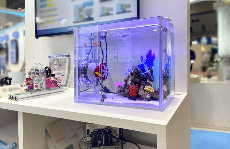 水中ギアの展示水槽をレイアウト!住友重機械工業株式会社様の海水水槽 水槽画像5