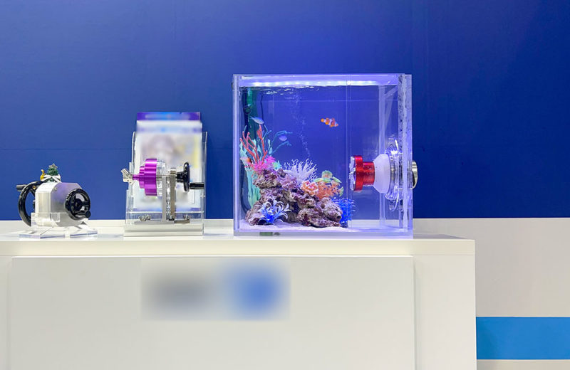 水中ギアの展示水槽!住友重機械工業株式会社様の40cm海水水槽 水槽画像4