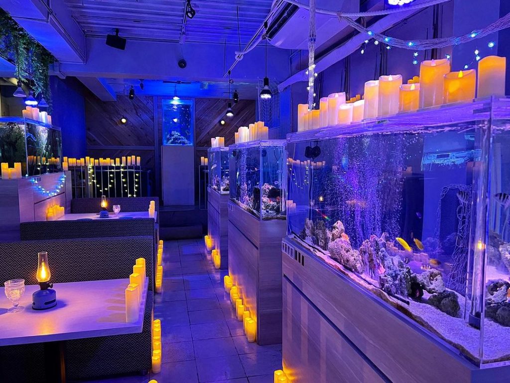 引用aquarium dining サカナノセカイ公式Instagram