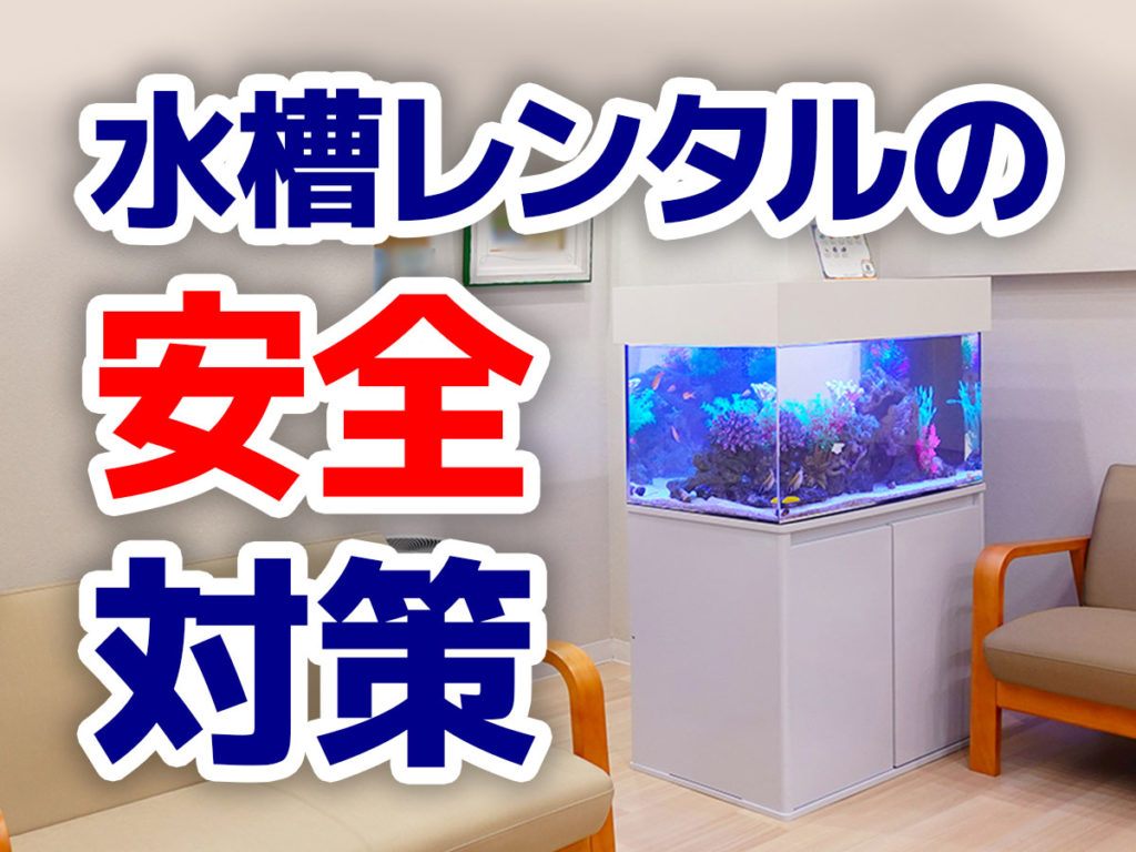 水槽レンタルの安全対策!地震・子供・長期設置に!対策事例も紹介のサムネイル画像