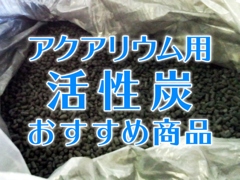 アクアリウム用活性炭おすすめ商品の文字入り見出し画像