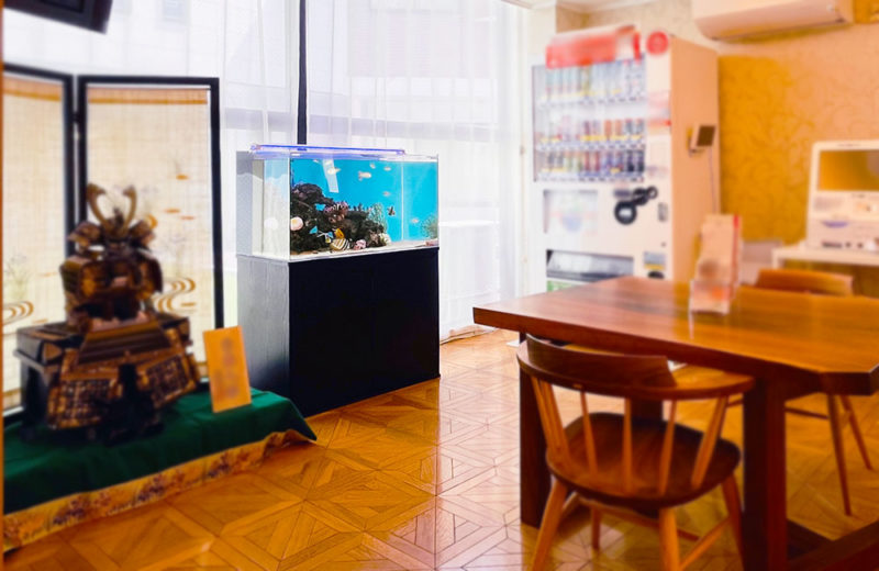 産婦人科クリニック様の90cm海水魚水槽をメンテナンス！その後 水槽画像５