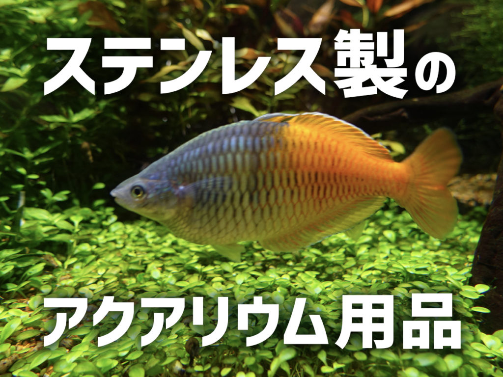 ステンレス製のアクアリウム用品特集!パイプなど高級感ある金属水槽用品のサムネイル画像