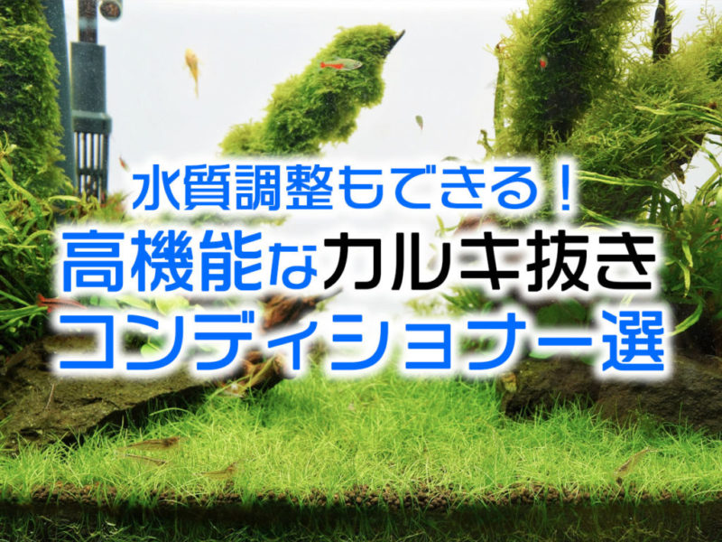 水質調整もできる高機能なカルキ抜きコンディショナーの見出し画像