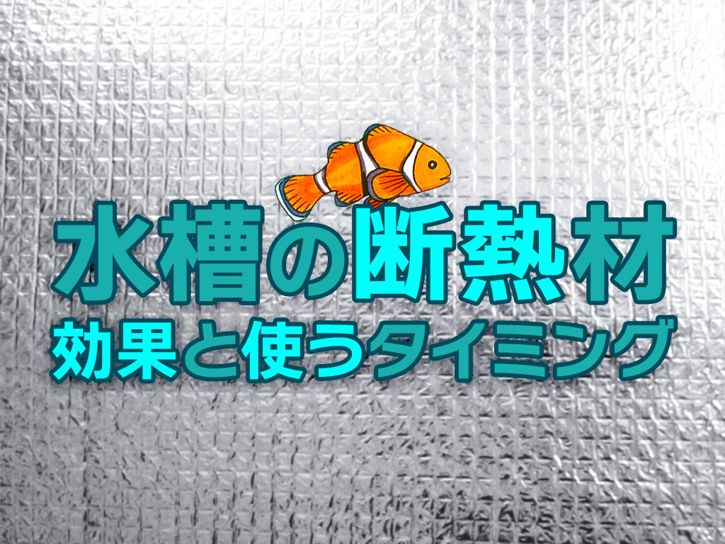 水槽の断熱材!効果と使うタイミングとは!断熱材のおすすめ5選も紹介のサムネイル画像