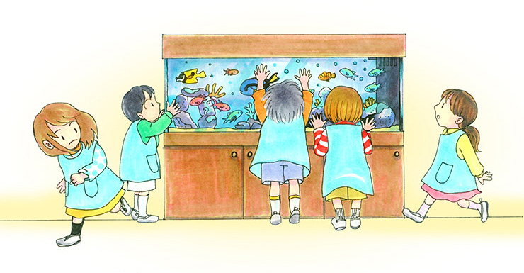 幼稚園 保育園 情操教育 水槽